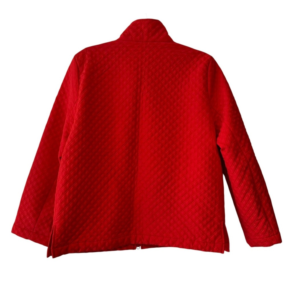 Harve Benard Red Quilted Puffer Jacket - Picture 5 of 8